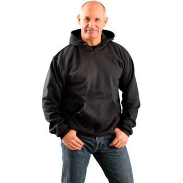 Occunomix Premium Flame Resistant Pull-Over Hoodie Navy, M,  LUX-SWTFR-NM